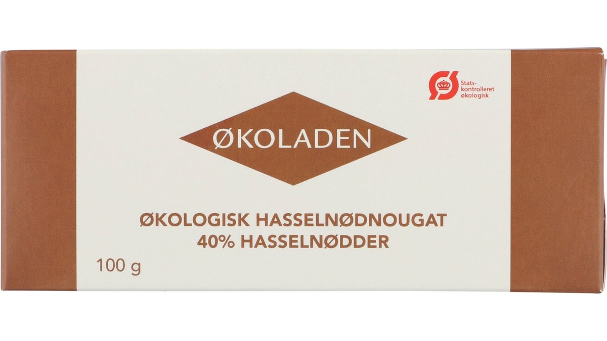 Økoladen hasselnødnougat øko 100 g