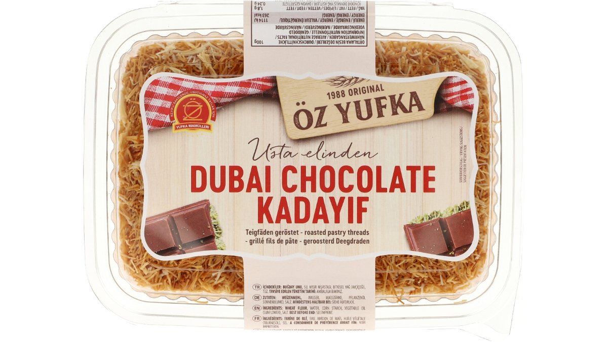 Oz kadayif ristede Dubai choko 200 g