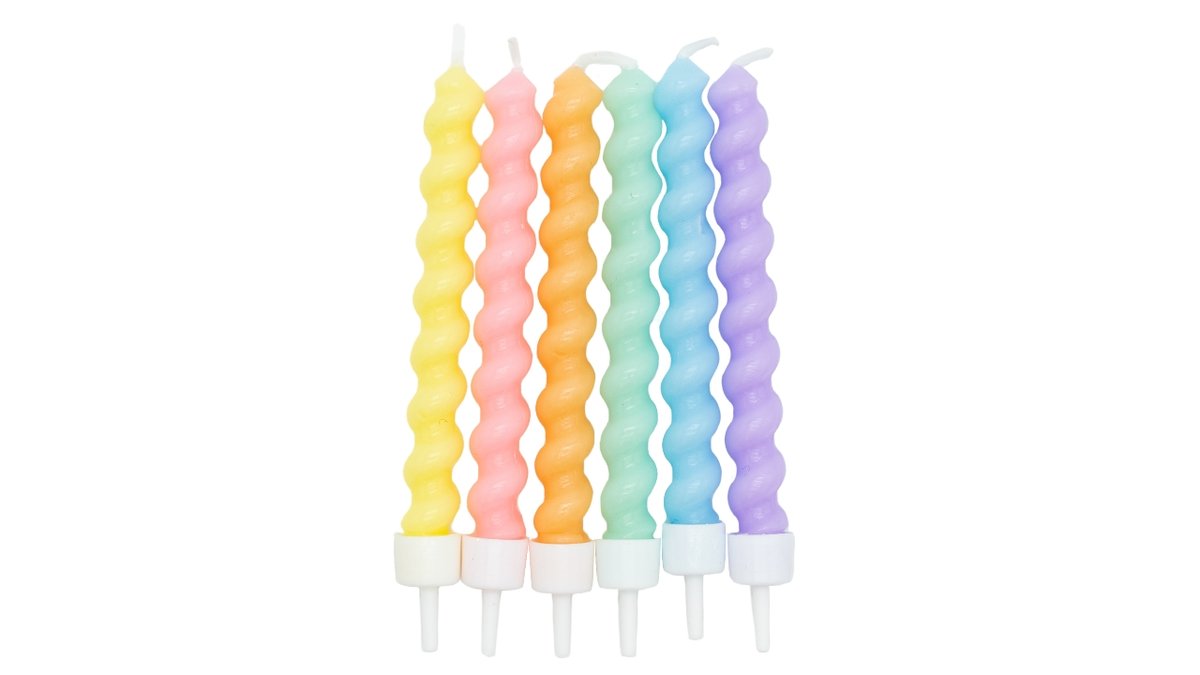 Kagelys Snoet Pastel 6 Stk