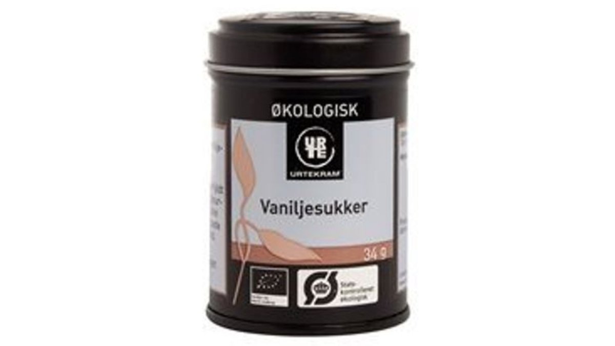 Urtekram Urt. vanillesukker øko. 100 g