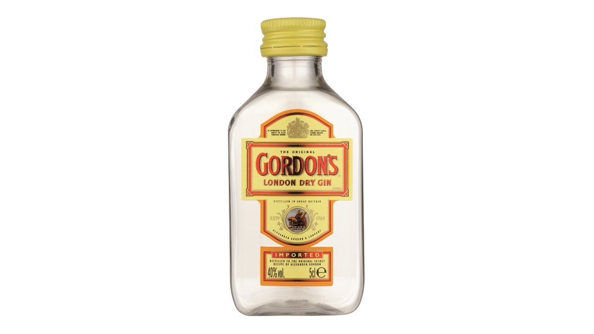 Gordon's gin 5 cl 37,50% 50 ml