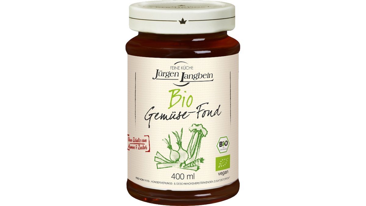 Langbein grøntsagsfond øko 400 ml