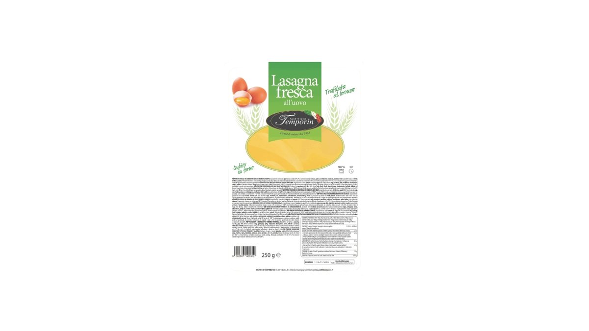Lasagna forkogt 250 g