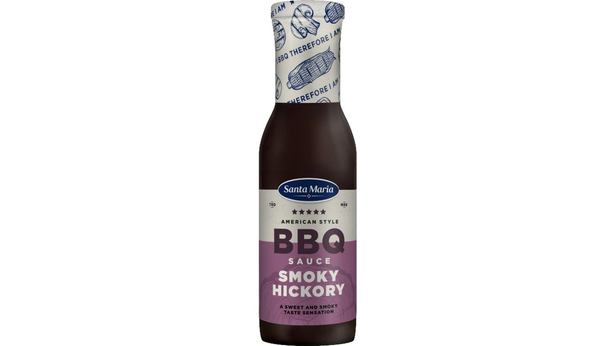 Santa Maria S.M. BBQ sauce smokey hick 310 ml