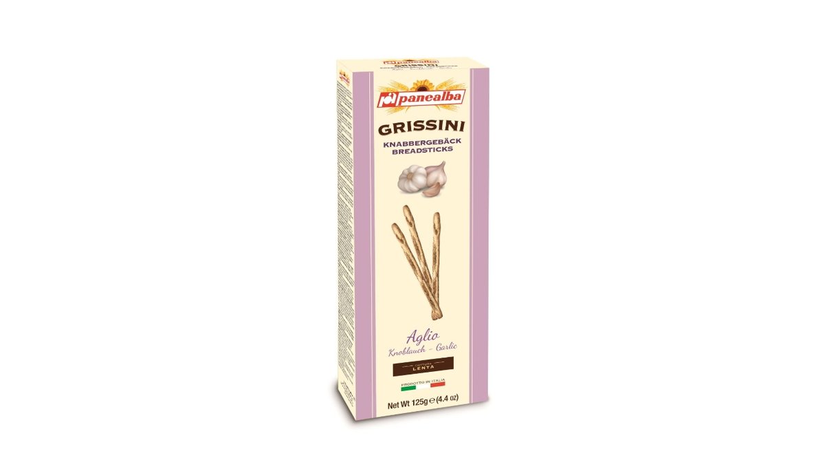 Grissini m/hvidløg 125 g