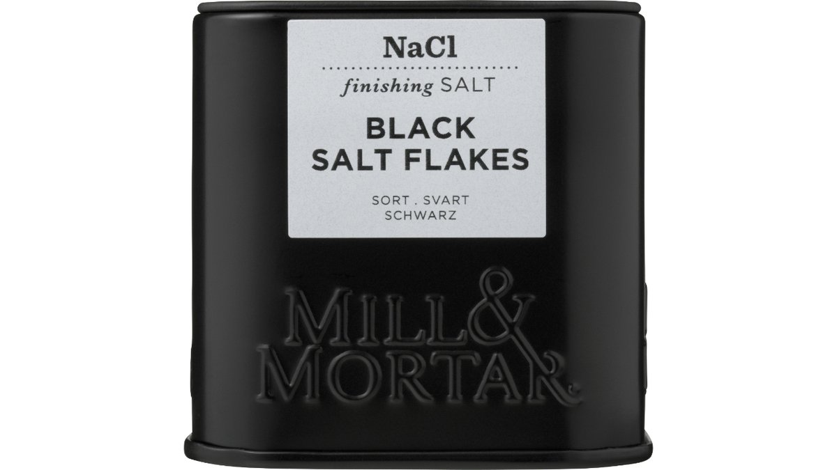 Mill Mortar Sort Flagesalt