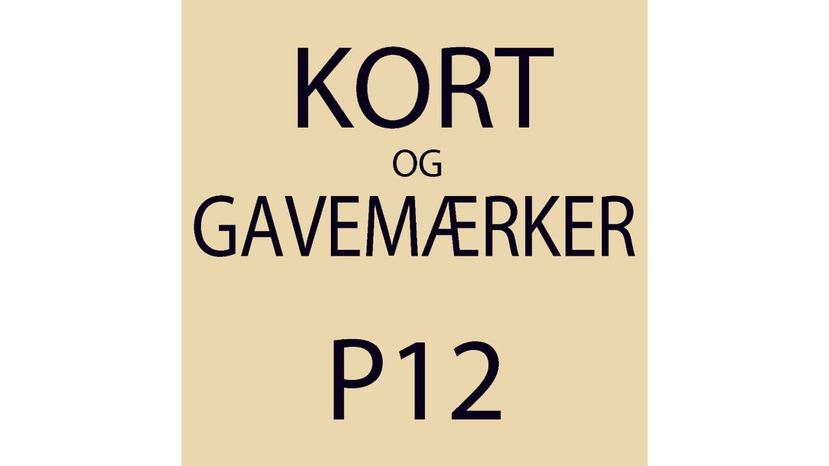 Kort/Telegram 1 stk.