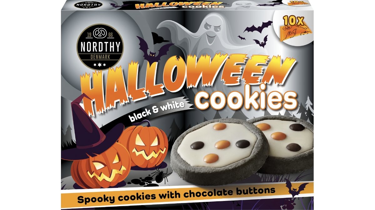 HALLOWEEN COOKIES BLACK/WHITE 146 g