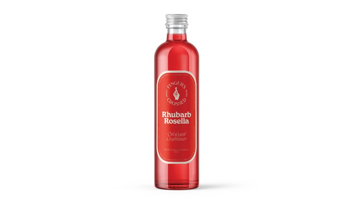 Fingers C rhubarb rosella øko 500 ml