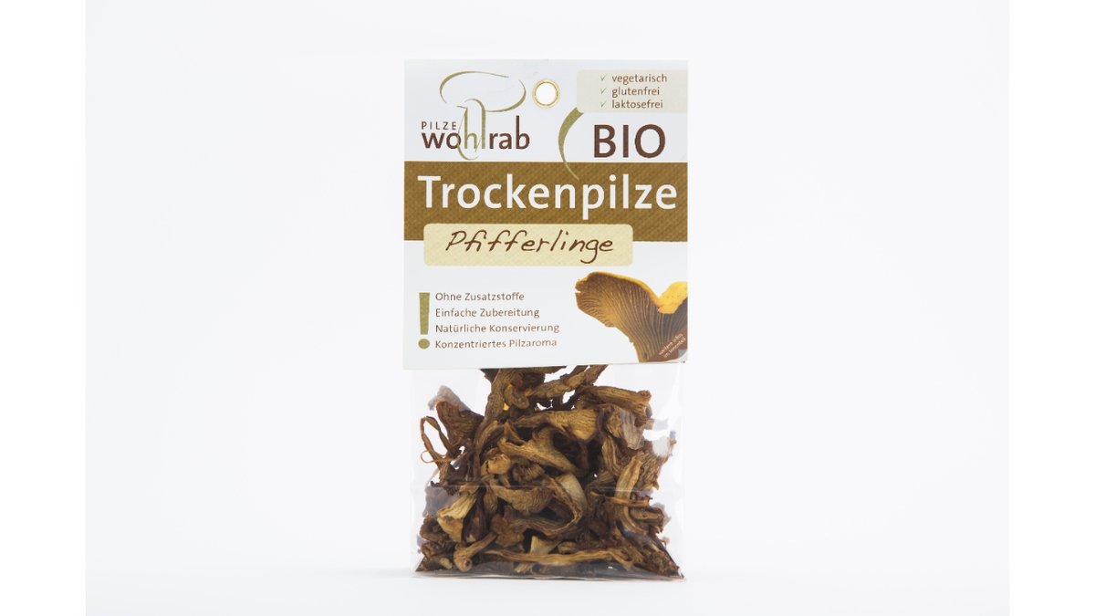 Kantareller lyse tørret øko 20 g