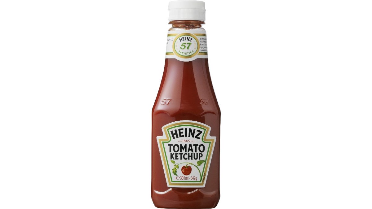 Heinz tomatketchup 342 g