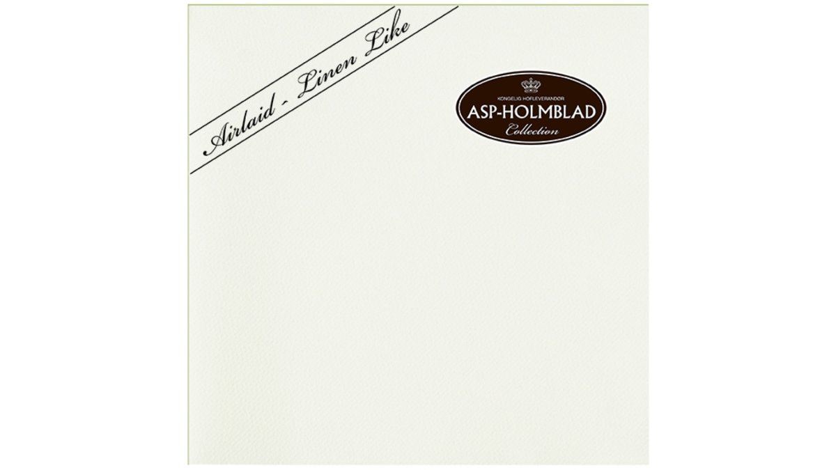 ASP-Holmblad Servietter 40 cm hvid, ASP Holmblad 147 g