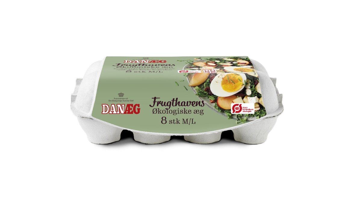 Frugthaven æg str. M/L øko 10 stk.