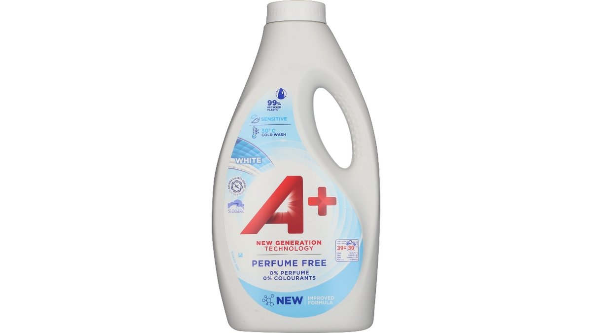 A+ sensitiv white flyt KK 1350 ml