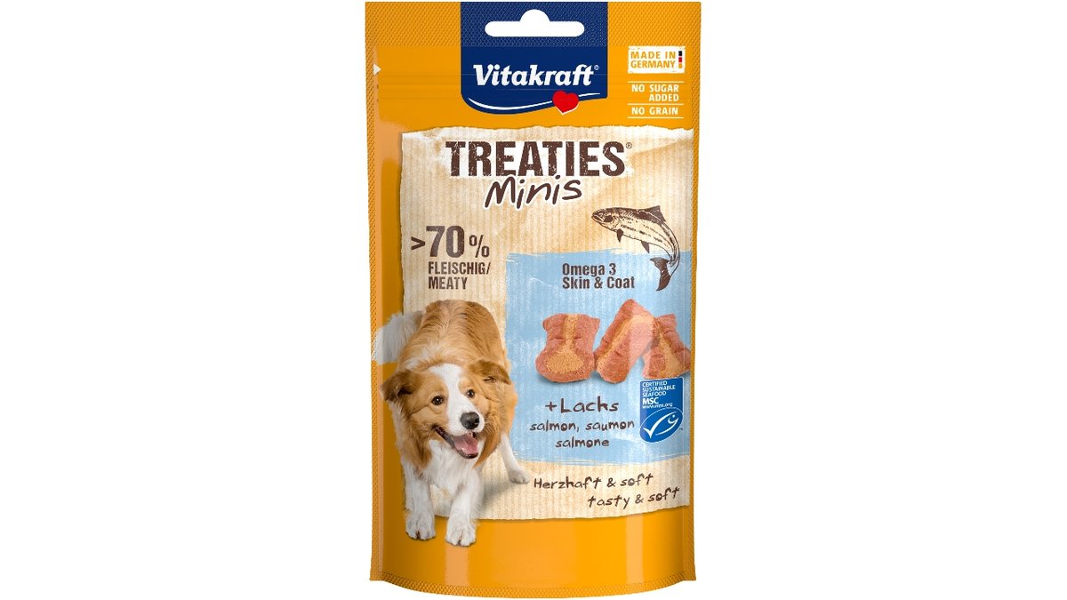 Vitakraft Treaties Minis laks & omega 48 g