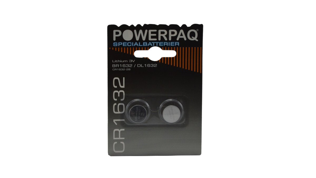 Powerpaq Batterier Cr1632 2 St