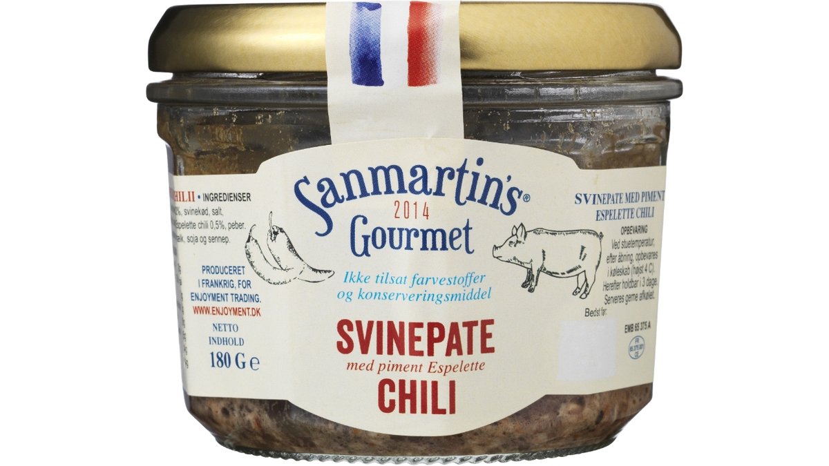 Svinepaté Med Chili