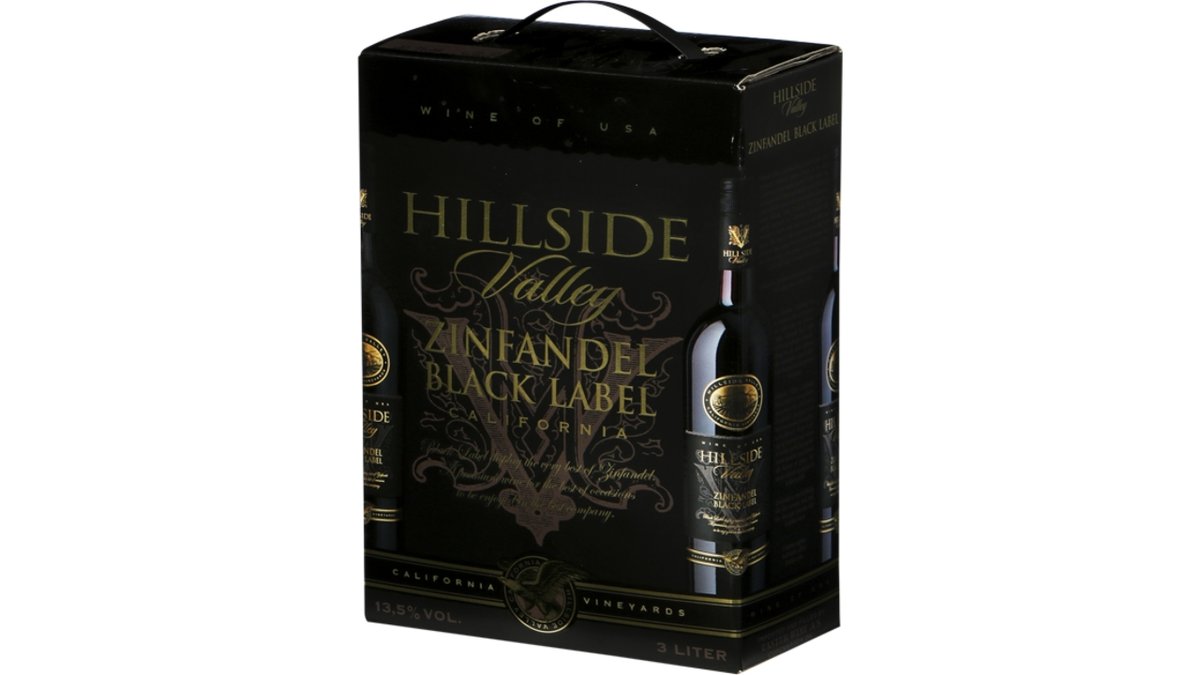 Hillside Valley Black rødvin 750 ml