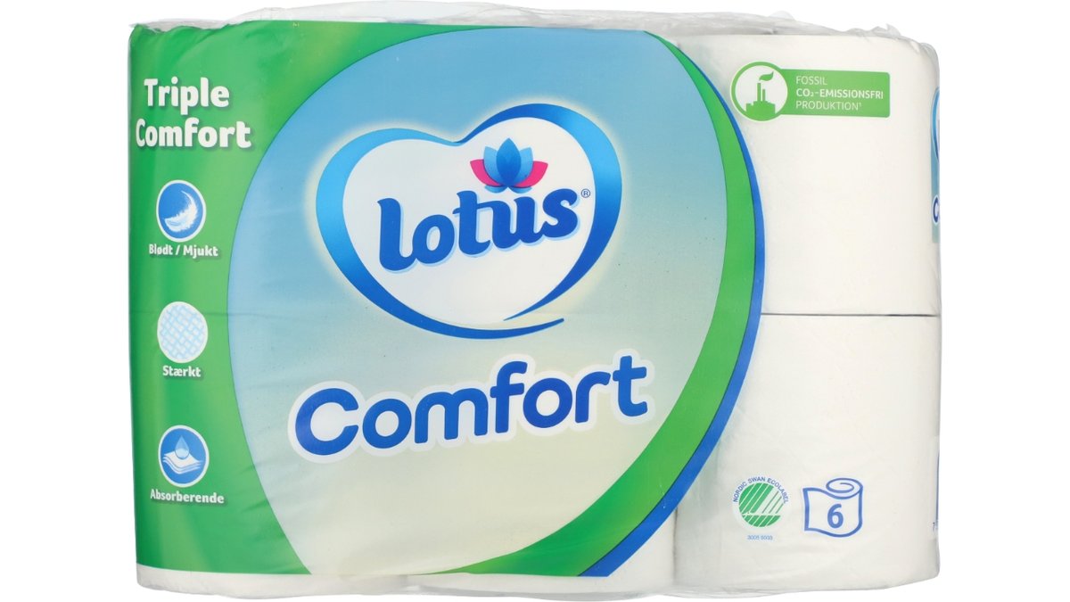 Lotus Comfort Toiletpapir 6Rl