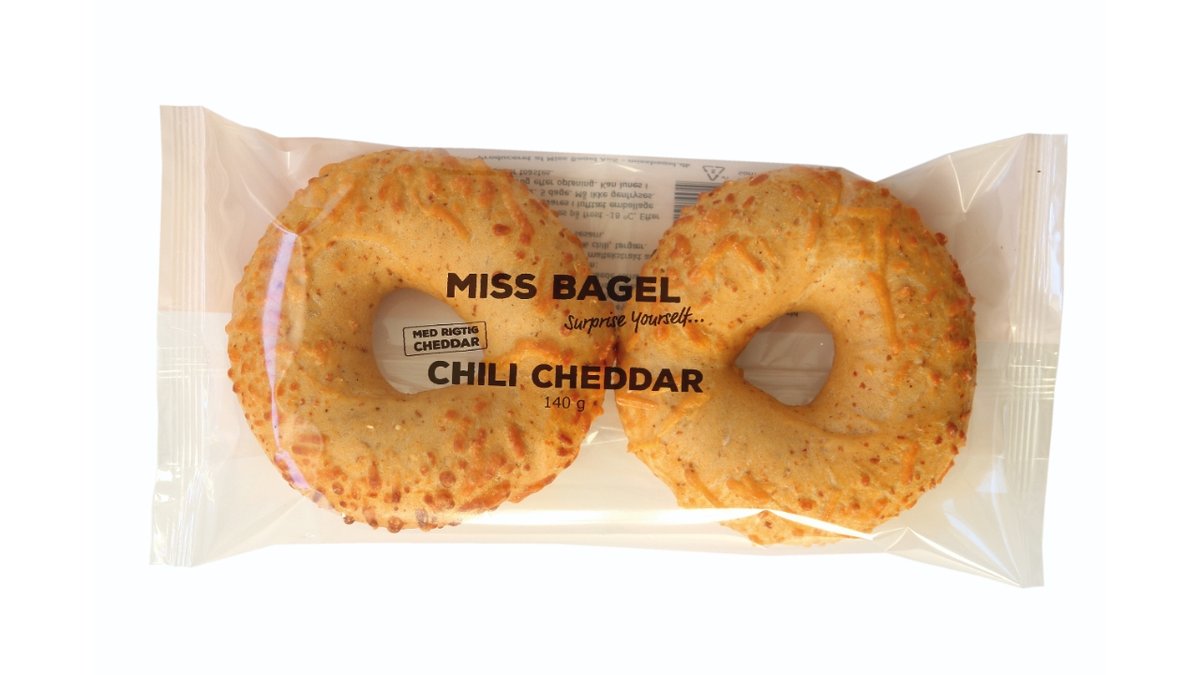 Bagel chili cheddar 2-pak 140 g