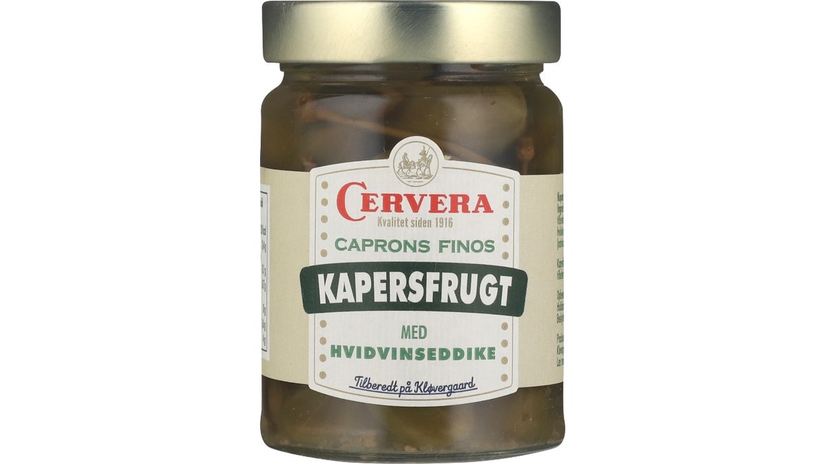 Cervera kapersfrugt med stilk 200 g