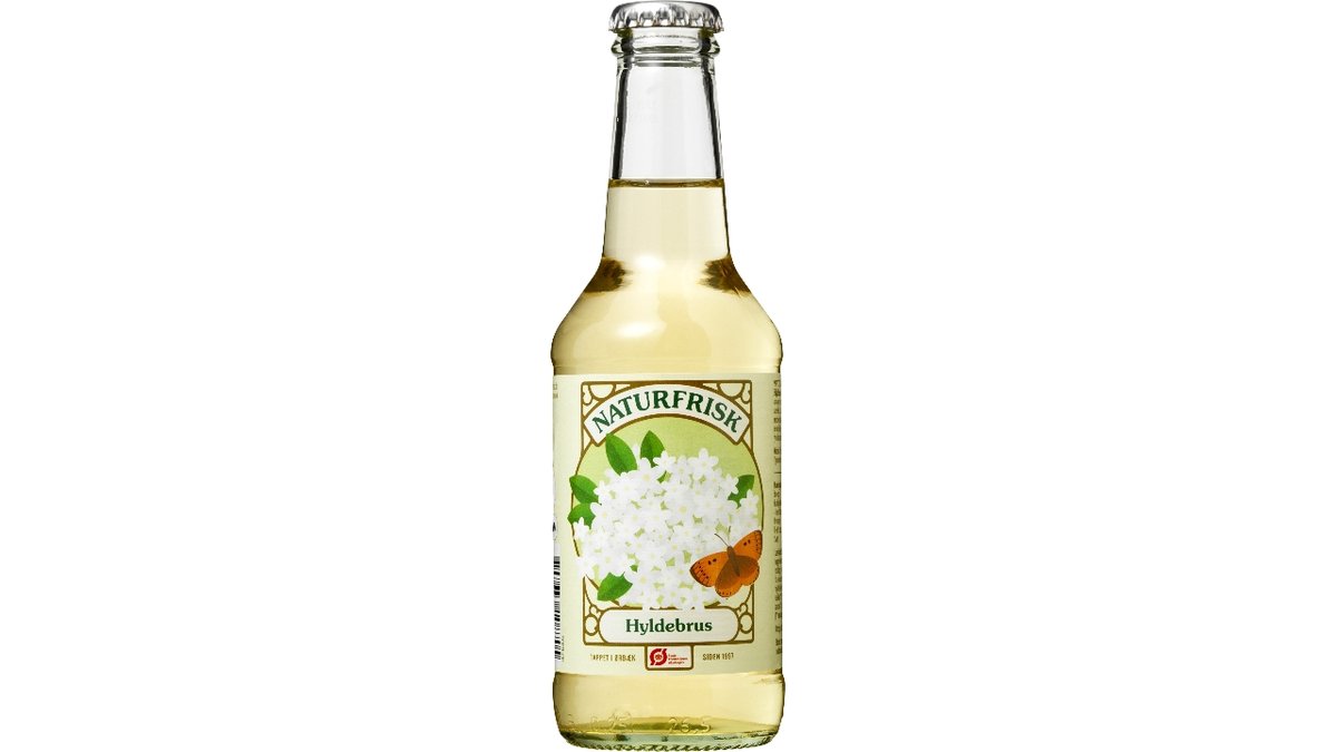 Naturfrisk hyldebrus 25 cl øko 250 ml