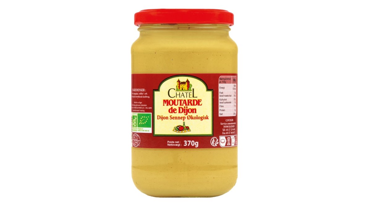 Chatel fransk Dijon sennep øko 370 g