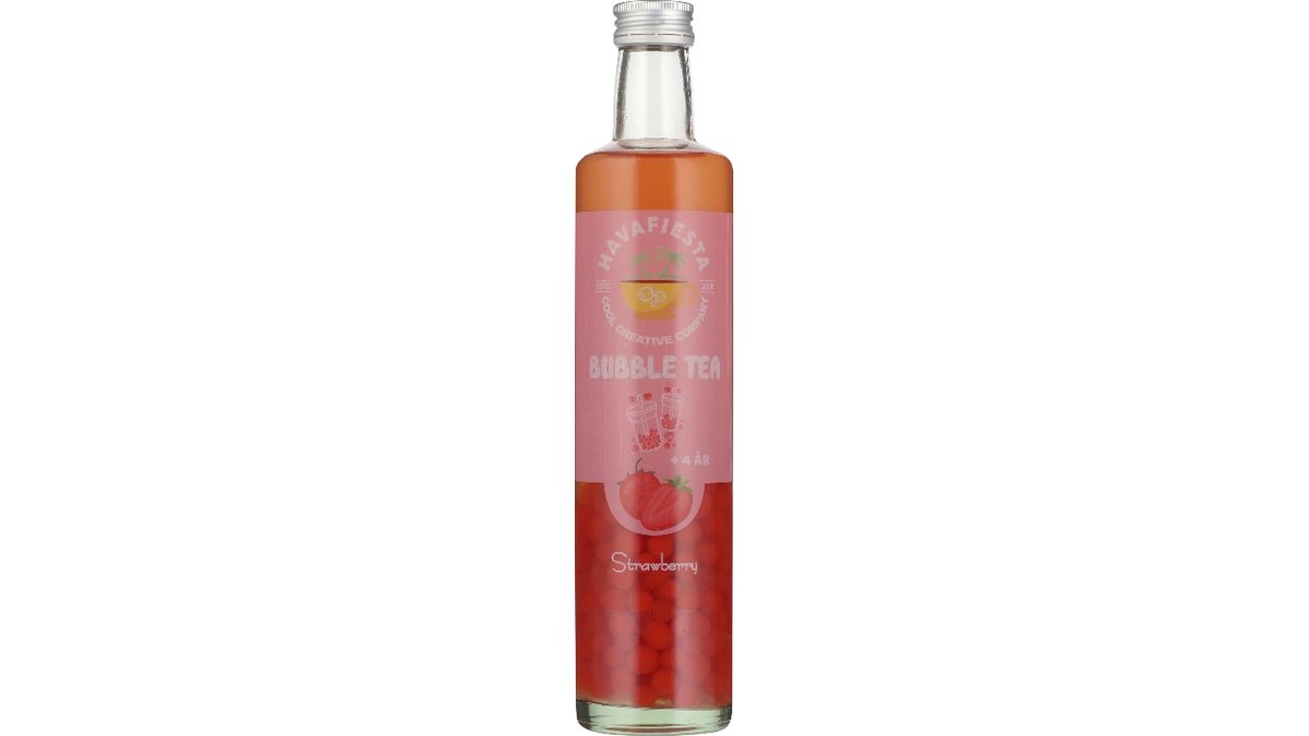 Bubble tea strawberry 500 ml