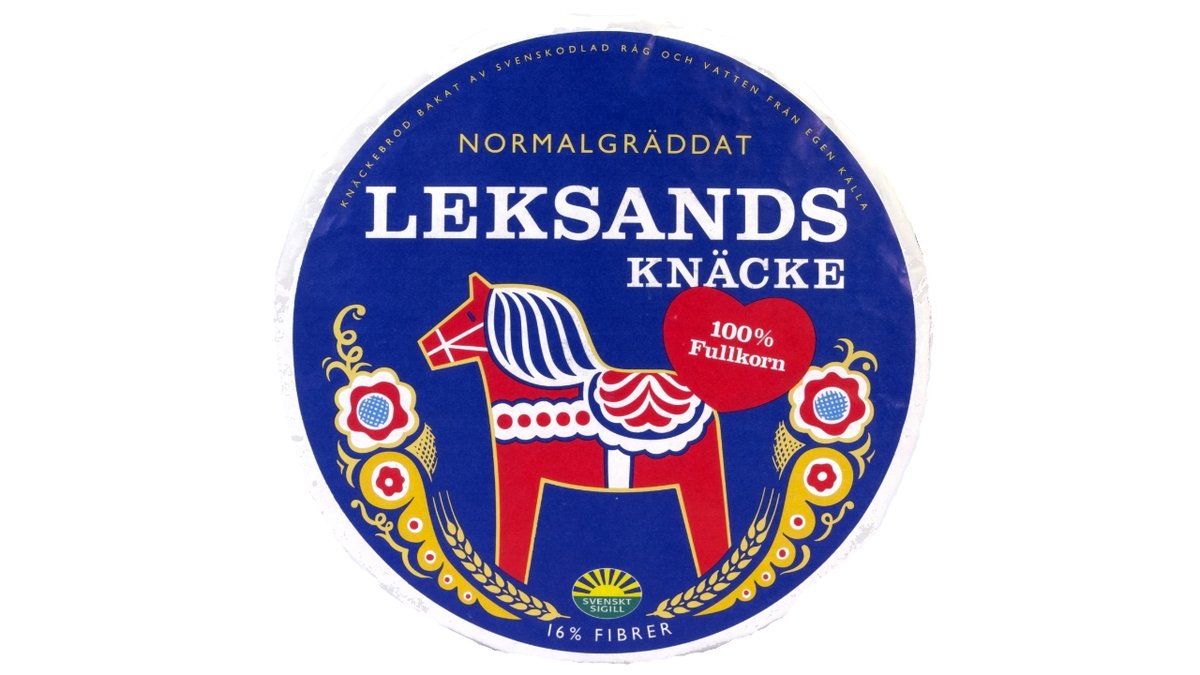 Leksands fuldkornsknækbrød blå 830 g