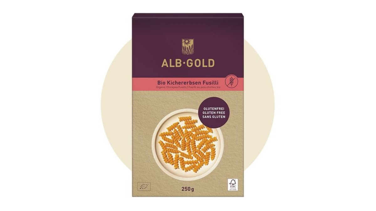 Alb-Gold Kikærte Fusilli Øko