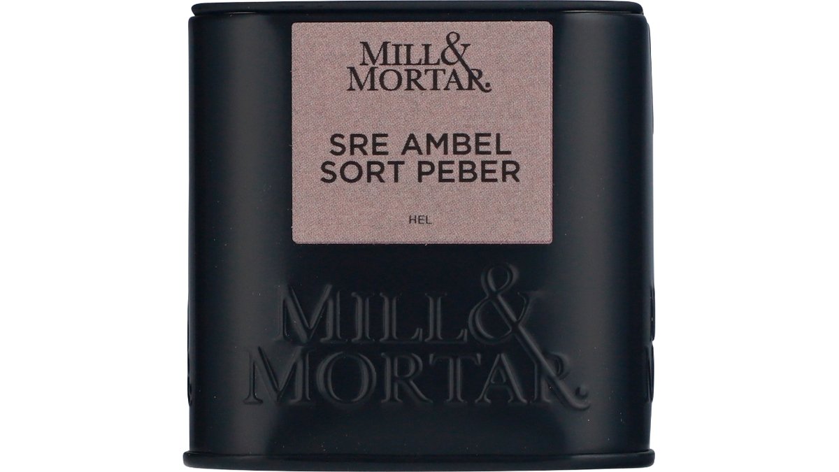 Mill & Mortar Mill Mortar sre ambel, sort 50 g