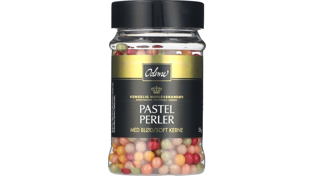 Odense pynt pastel perler 55 g