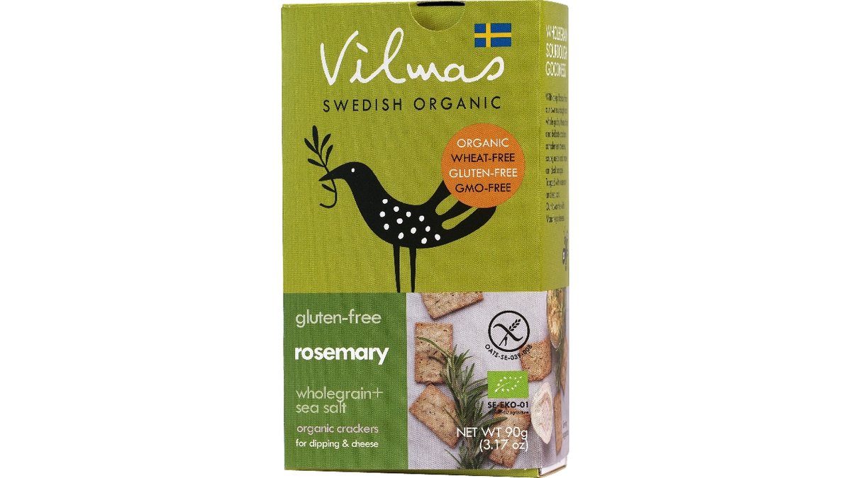 Glutenf. Rosmarin Crackers Øko