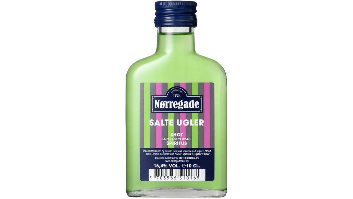 Nørregade salte ugler shot 100 ml