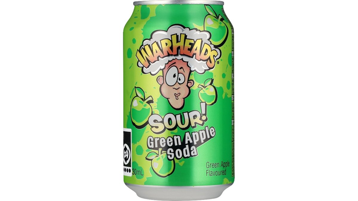 Green apple sour soda 330 ml