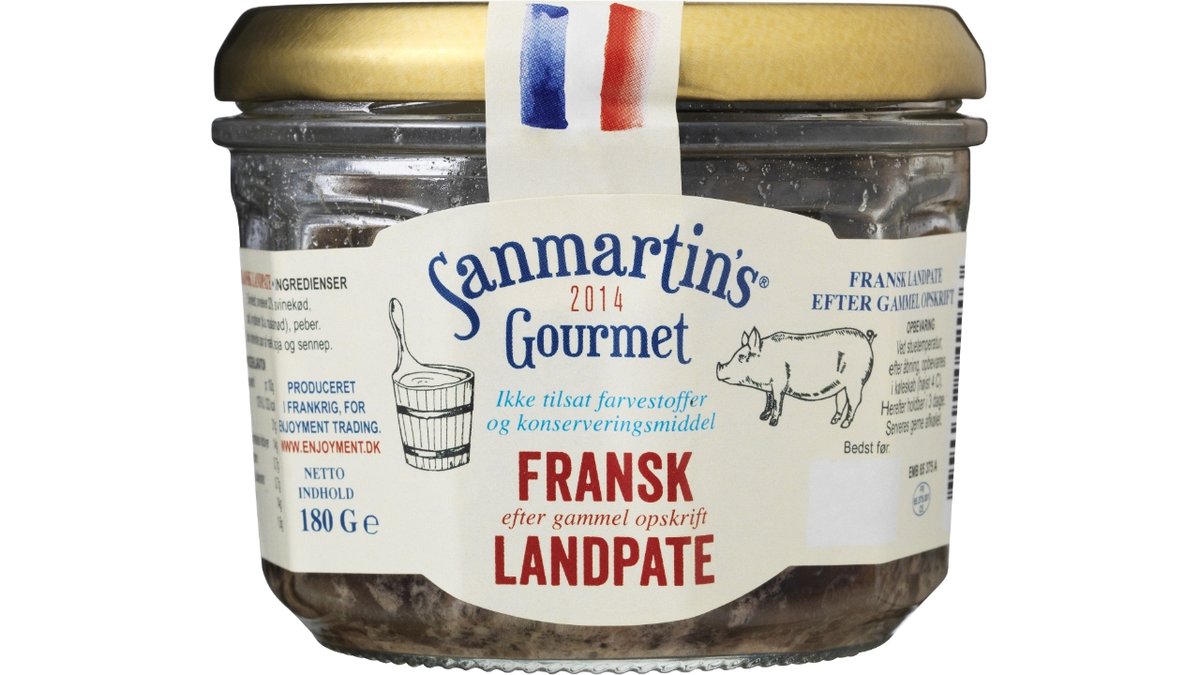 Fransk landpaté 180 g