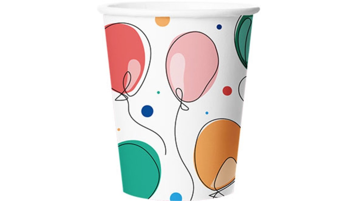 Krus ballon 8 stk 8 stk.