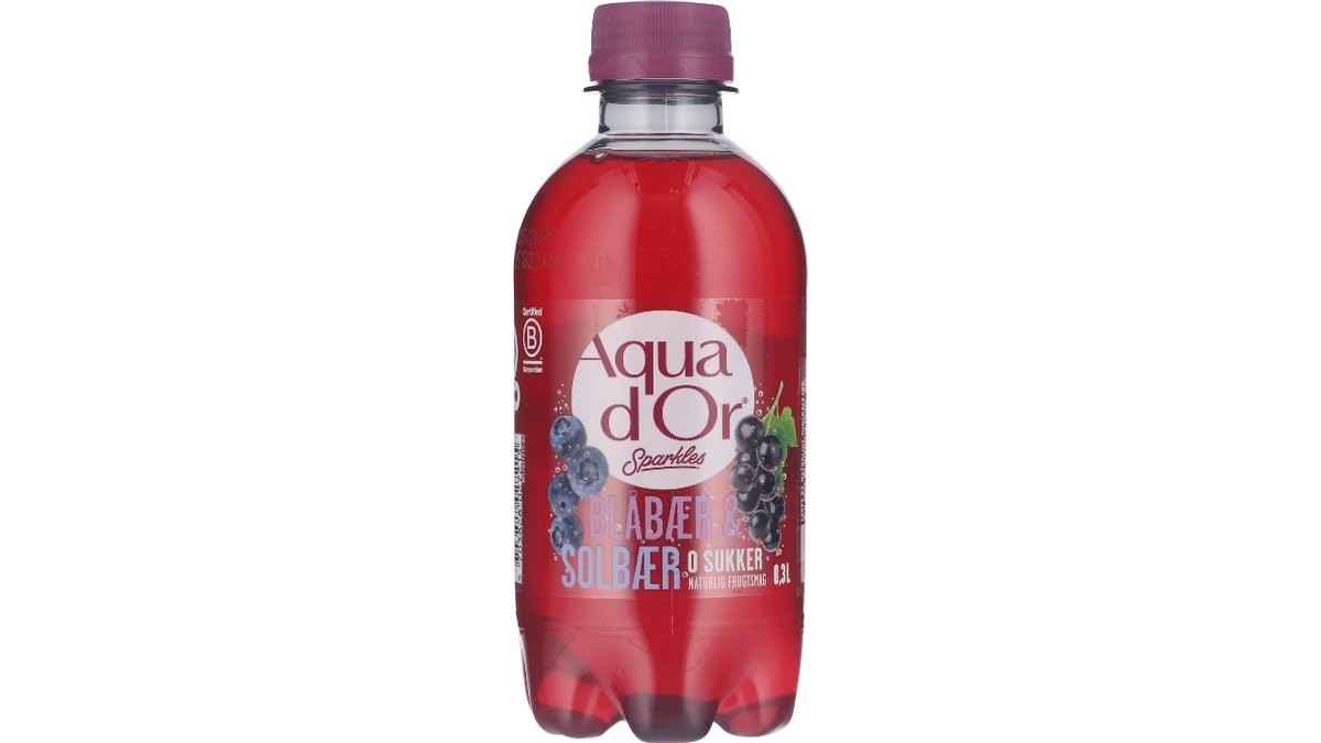 Aqua Dor Aqua Sparkles blå/solbær 30 cl 300 ml