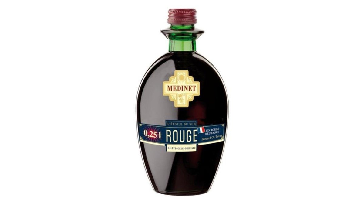 Medinet rouge rødvin 25 cl 250 ml