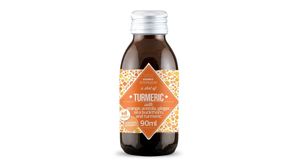 Human gurkemeje shot 90 ml øko 90 ml