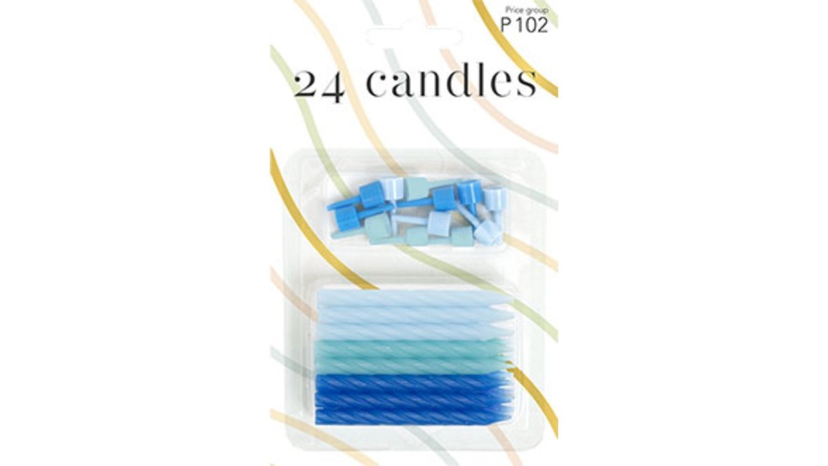Kagelys Blå Mix 24+12 Hold