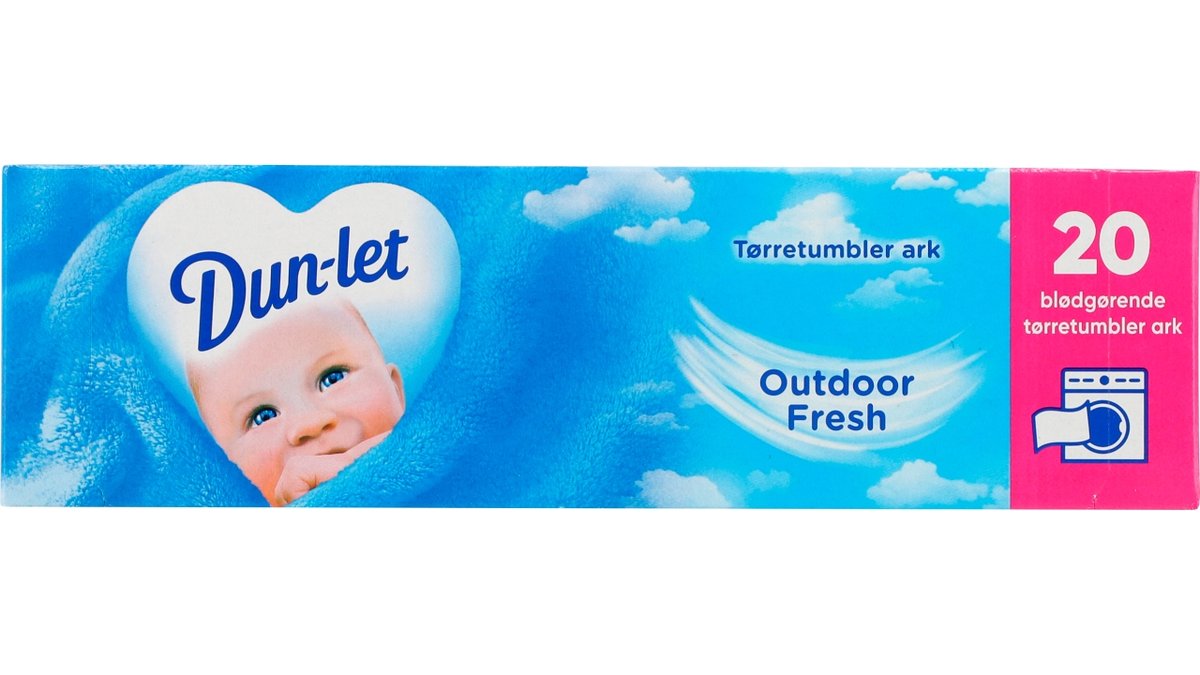 Dun-Let Dryer Sheets Blue