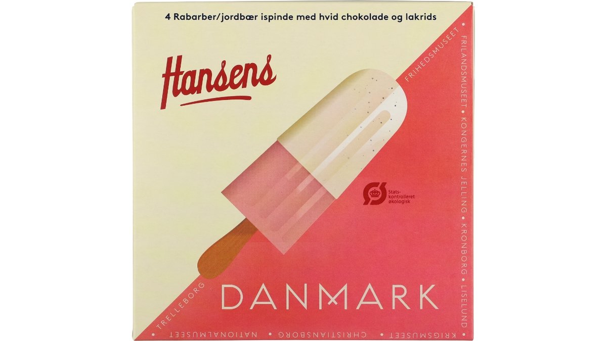 Hansens Iscreme Danmark Øko