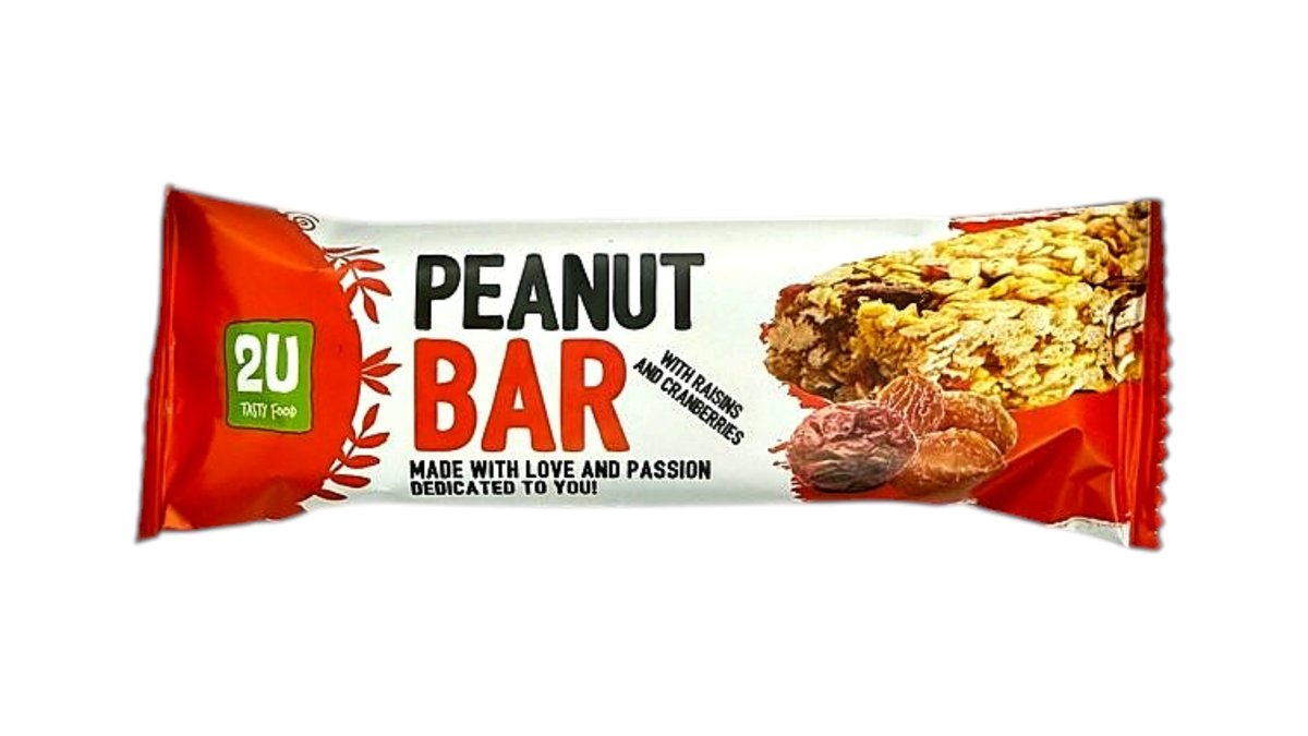 2U Peanut Bar Raisins 30g