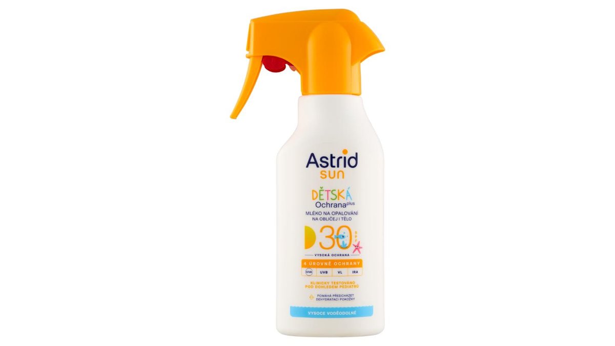 Astrid Sun Dětské mléko na opalování ve spreji SPF 30 200ml