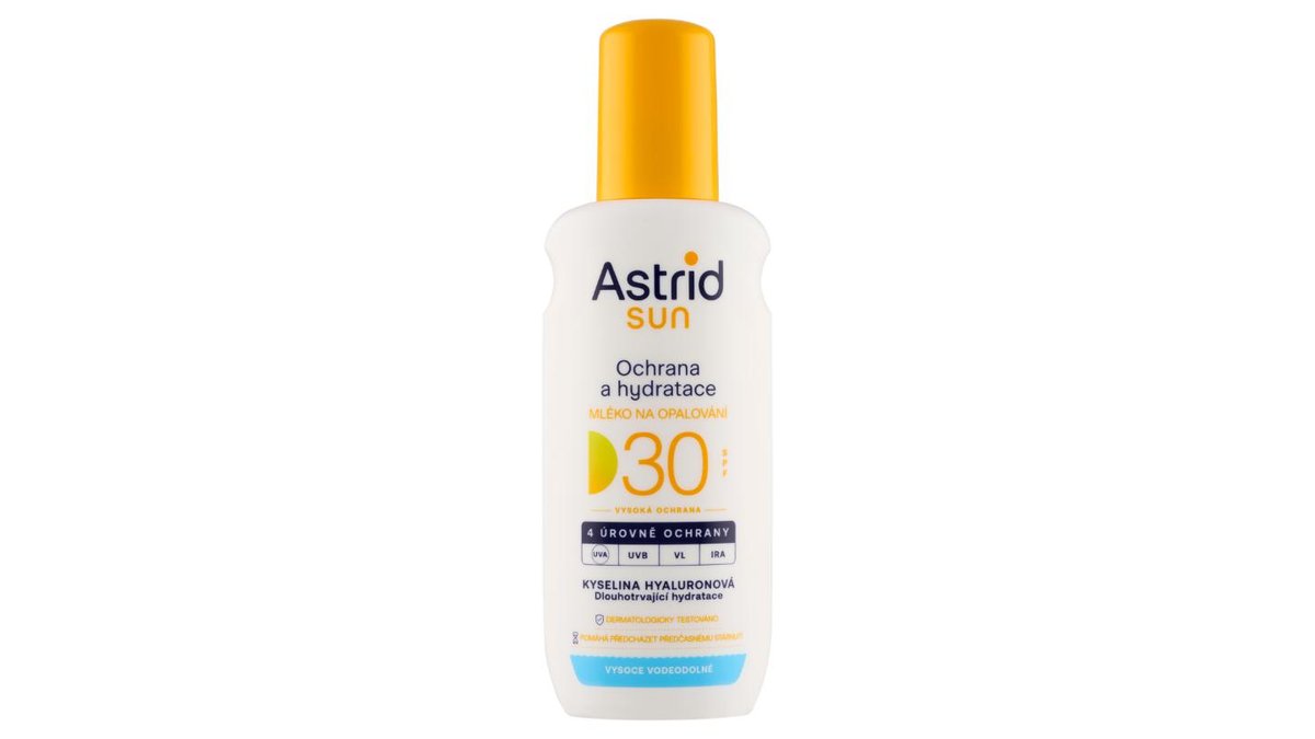 Astrid Sun Hydratační mléko na opalování ve spreji SPF 30 200ml
