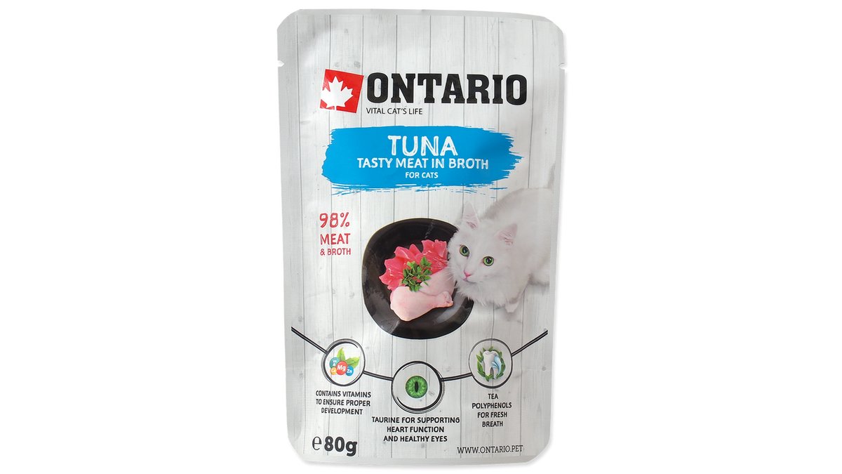 Ontario Kapsička tuňák ve vývaru 80 g