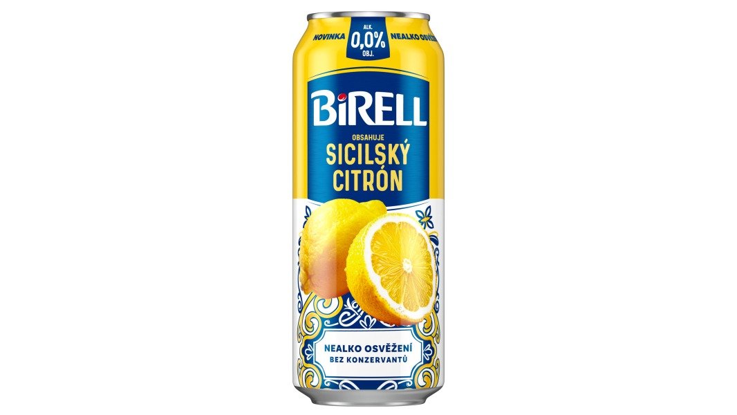 BIRELL Radler Sicílsky citrón 0,0 0,5l