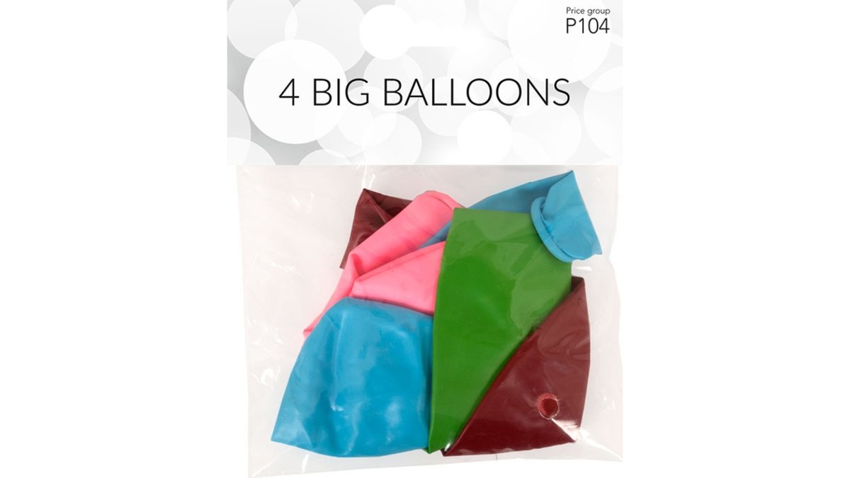 Balloner 4 Stk