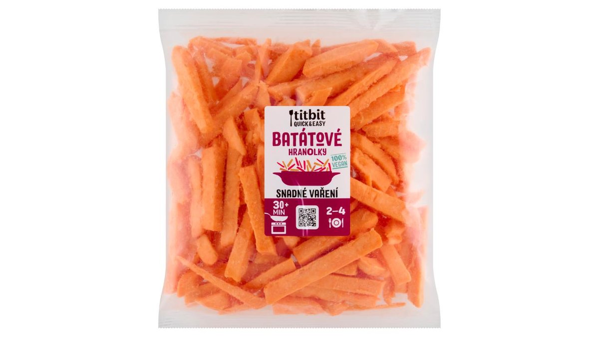 Titbit Batátové hranolky 500g